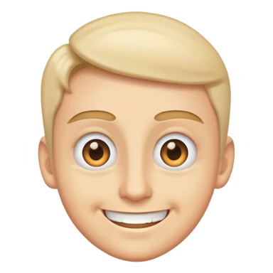 Eye twitch with grin sticker