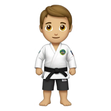 brazilian jiu jitsu sticker