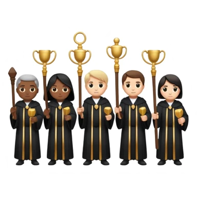 Judges with Gavels sticker