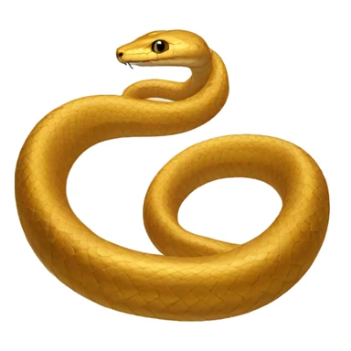 Calm Golden Snake  sticker