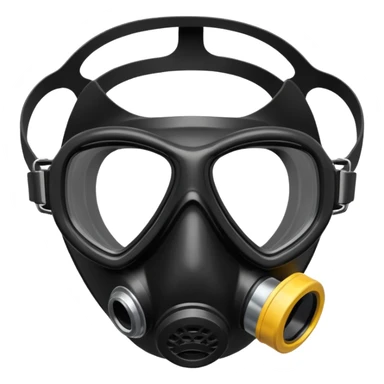 diving mask sticker
