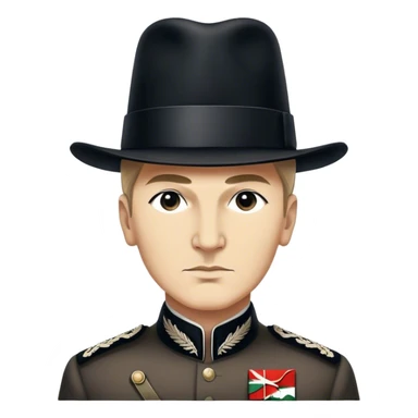 ​Cinematic Realistic Portrait of a Young Mustafa Kemal Atatürk, depicted in his iconic tall black hat and traditional attire with a confident, visionary expression, rendered with rich historical textures and warm, inspiring lighting that captures his youthful dynamism and transformative leadership, sticker