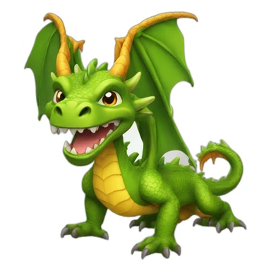 Dragon feu  sticker