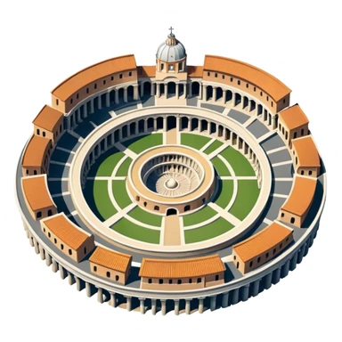 Imperial forum  rome 
no frame, no squared style, no square above
aereal view from up sticker