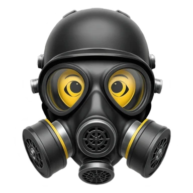  gas mask sticker