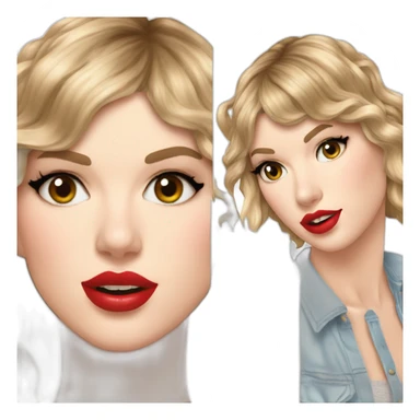 taylor-swift-selfie-milk-on-face-dripping sticker