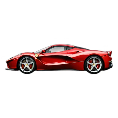 Ferrari la Ferrari side view sticker