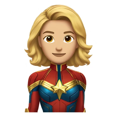 Captain marvel body  sticker