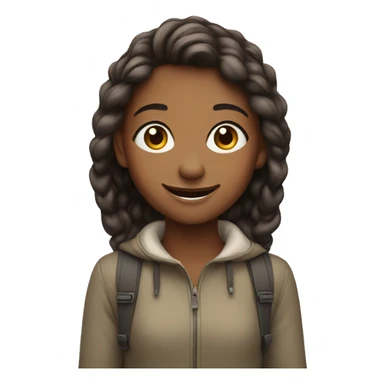 smiling girl outdoors sticker