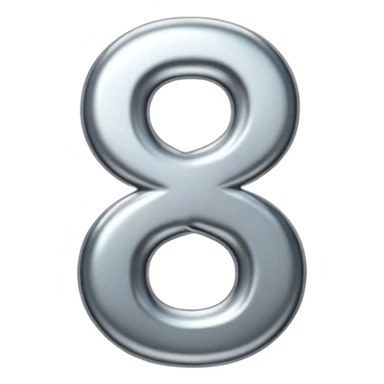 number 8 sticker