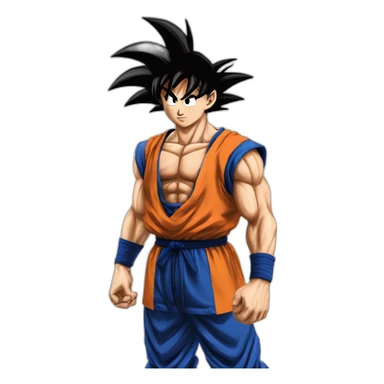 does goku clean those nuts? sticker