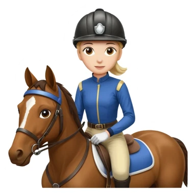  horse. jockey girl sticker