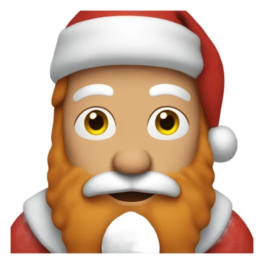 ginger santa  sticker