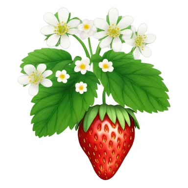 Strawberry plant sticker