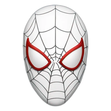 Spider-Man face White use phone sticker