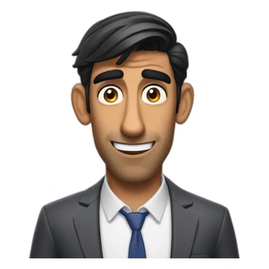 Rishi Sunak flushed away sticker