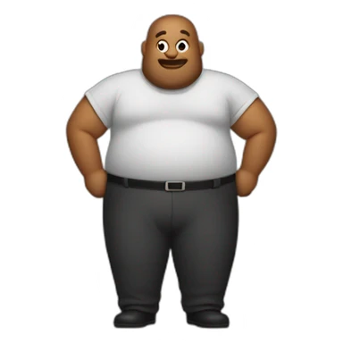 bellied man sticker