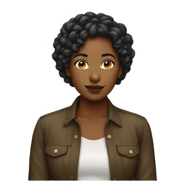 Beautiful female artist sticker