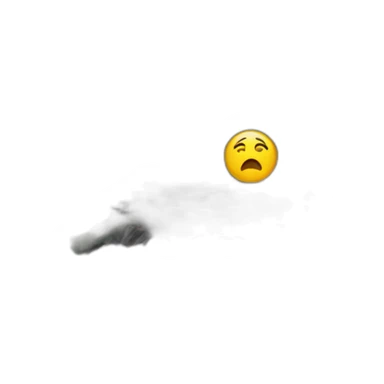 sad face in a beautiful nature sticker