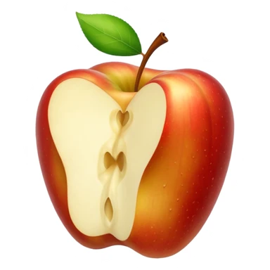 Create an Apple core sticker