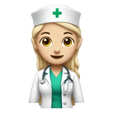 Nurse that is an elf sticker