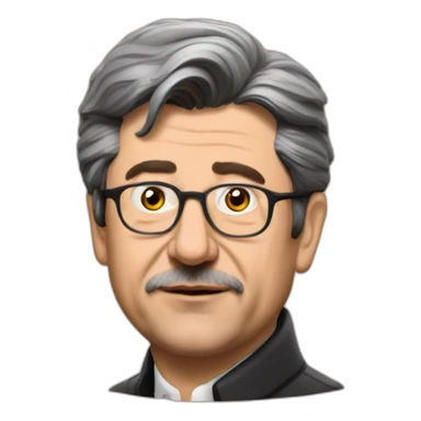 Mélenchon as a communist leader sticker