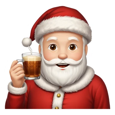 santa class tomando mate sticker