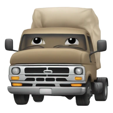 squatted truck sticker