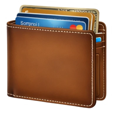 wallet credit card sticker