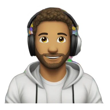 Gamertag "U_Flow" as DJ while Party sticker