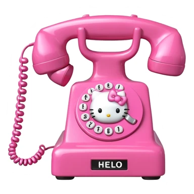 Telefono de hello kitty  sticker