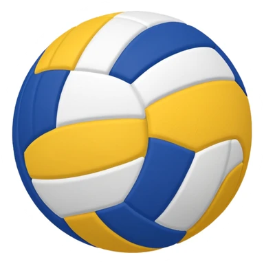 colorful volleyball ball sticker