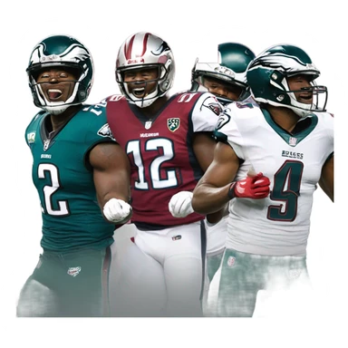 Washington commanders defeating the Philadelphia Eagles sticker