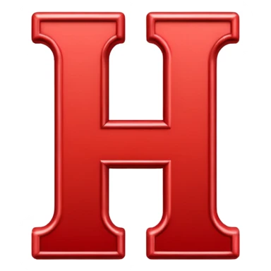 Red chain link logo in the shape of the letter K sticker