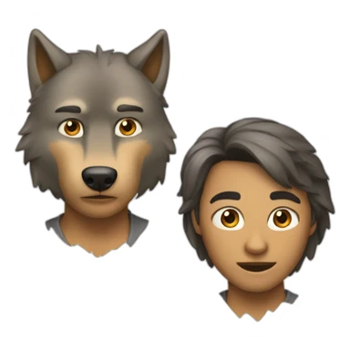 there are two wolves inside you sticker