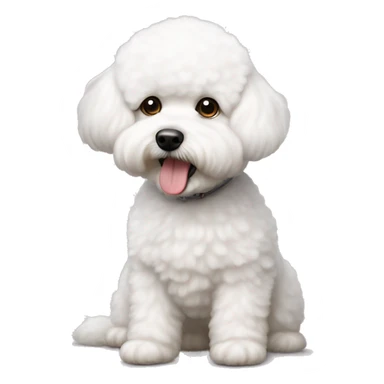 ￼ The bichon frise dog sticker