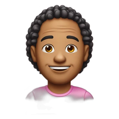 Pinky caricature sticker