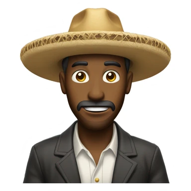 Chango con un monoculo y un sombrero elegante  sticker