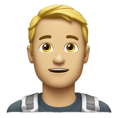 Um Homen Apontando Pra Cima sticker