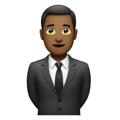 Man in suit with underwear sticker