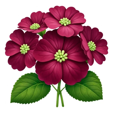 Hortensia bordeaux  sticker