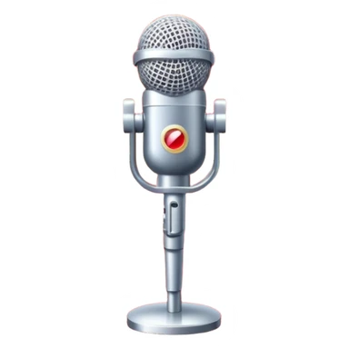 Create a glamorous and vibrant emoji that represents pop vocal performance. The emoji should feature a vintage stage microphone on a red carpet, with a spotlight shining on it. The stage should be empty but illuminated with concert lights, creating an atmosphere of excitement. Add elements like a festive firework display and a sparkling costume with rhinestones. Surround the scene with a ribbon made of musical notes to symbolize the connection to music. Use bright colors like gold, red, and silver, with a touch of sparkle to convey the glamour and energy of pop vocal performance. The background should be transparent. sticker