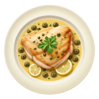 Chicken piccata  sticker