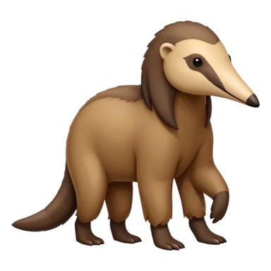 Anteater going around sticker