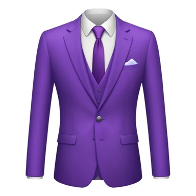 purple suit sticker