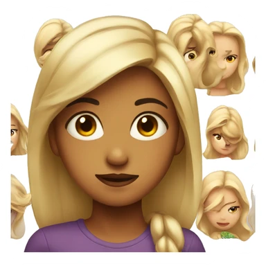 girl side eye judging sticker