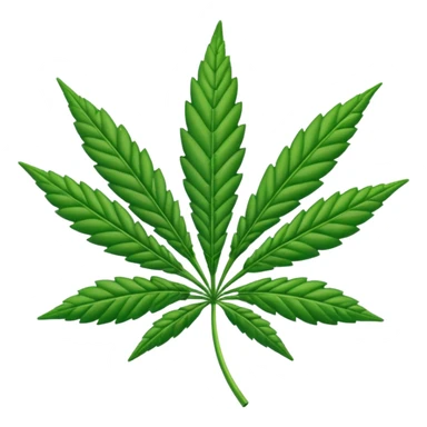 Hoja de marihuana sticker