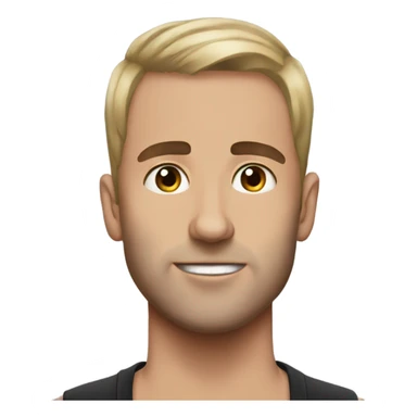 Andrew Tate with neck tattoos  sticker