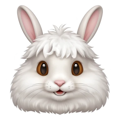 cute smiling friendly rabbit sticker
