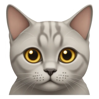 british shorthair beige cat sticker